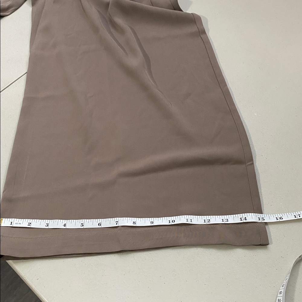 Wide Leg High-Waist Trousers - Taupe - Picture 11 of 15